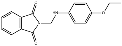 2-{[(4-乙氧苯基)氨基]甲基}-1H-异吲哚-1,3(2H)-二酮 结构式