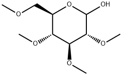 2,3,4,6-四-O-甲基-D-葡萄糖 结构式