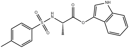 N-对甲苯磺酰-L-丙氨酰氧吲哚 结构式