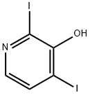 2,4-Diiodo-3-hydroxypyridine 结构式