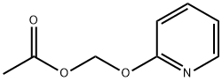 Methanol, (2-pyridinyloxy)-, acetate (ester) (9CI) 结构式