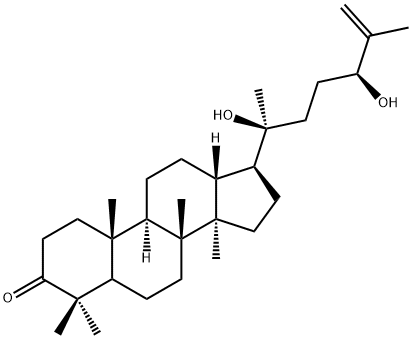 20,24-二羟基达玛-25-烯-3-酮 结构式