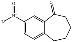 3-硝基-6,7,8,9-四氢-5H-苯并[7]环庚烯-5-酮 结构式