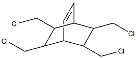 5-EXO,6-ENDO,7-EXO,8-ENDO-5,6,7,8-四(氯甲基)-二环[2.2.2]辛-2-烯 结构式