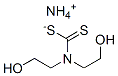 ammonium bis(hydroxyethyl)dithiocarbamate  结构式