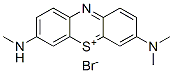 3-(dimethylamino)-7-(methylamino)phenothiazin-5-ium bromide  结构式