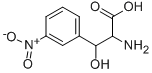 2-氨基-3-羟基-3-(3-硝基苯基)丙酸 结构式