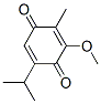 3-Methoxy-2-methyl-5-isopropyl-2,5-cyclohexadiene-1,4-dione 结构式