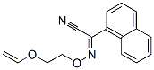 1-Naphthaleneacetonitrile, alpha-((2-(ethenyloxy)ethoxy)imino)- 结构式