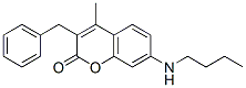 3-benzyl-7-butylamino-4-methyl-chromen-2-one 结构式