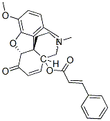 3-苯基丙烯酸7,8-二去氢-4,5A-环氧-3-甲氧基-17-甲基-6-氧代吗喃-14-基酯 结构式