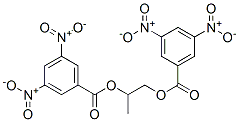 1-(3,5-dinitrobenzoyl)oxypropan-2-yl 3,5-dinitrobenzoate 结构式