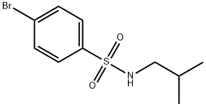 4-溴-N-异丁基苯磺酰胺 结构式
