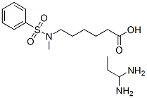 [6-[甲基(苯磺酰)氨基]己酸与N,N-二甲基-1,3丙二胺]的化合物 结构式