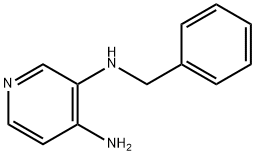 3-(苄氨基)-4-氨基吡啶 结构式