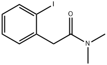 N,N-二甲基-2-碘苯基乙酰胺 结构式