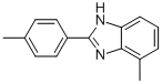 4-METHYL-2-(4-METHYLPHENYL)-1H-BENZIMIDAZOLE 结构式