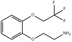 2-[2-(2,2,2-三氟乙氧基)苯氧基]乙胺 结构式