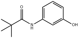 N-(3-羟基苯基)新戊酰胺 结构式