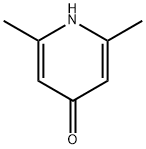 2,6-二甲基-1H-吡啶-4-酮 结构式