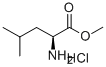 L-亮氨酸甲酯盐酸盐 结构式