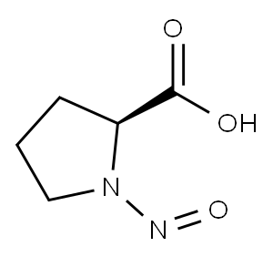 N -亚硝基- L -脯氨酸 结构式