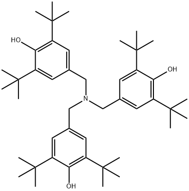 4,4',4''-[nitrilotris(methylene)]tris[2,6-bis(1,1-dimethylethyl)phenol] 结构式