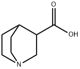 1-氮杂双环[2.2.2]辛烷-3-甲酸 结构式