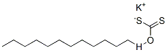 O-dodecyl hydrogen dithiocarbonate , potassium salt  结构式