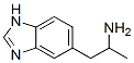 1H-Benzimidazole-5-ethanamine,  -alpha--methyl-  (9CI) 结构式