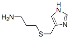 1-Propanamine,  3-[(1H-imidazol-4-ylmethyl)thio]-  (9CI) 结构式