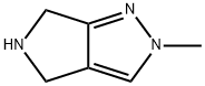 2-甲基-2,4,5,6-四氢吡咯并[3,4-C]吡唑 结构式