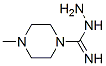 1-Piperazinecarboximidicacid,4-methyl-,hydrazide(9CI) 结构式