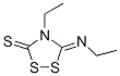 1,2,4-Dithiazolidine-3-thione,4-ethyl-5-(ethylimino)-,(5Z)-(9CI) 结构式