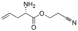 4-Pentenoicacid,2-amino-,2-cyanoethylester,(2S)-(9CI) 结构式