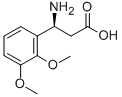 S-3-氨基-4-(2,3-二甲氧基苯基)丁酸 结构式
