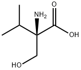DL-2-异丙基丝氨酸 结构式