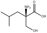 2-异丁基丝氨酸 结构式