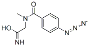 methyl-4-azidobenzoylaminoacetimidate 结构式