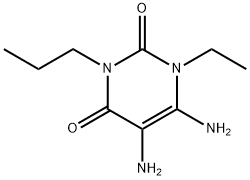 5,6-二氨基-1-乙基-3-丙基嘧啶-2,4(1H,3H)-二酮 结构式