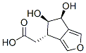 4H-Cyclopenta[c]furan-4-aceticacid,5,6-dihydro-5,6-dihydroxy-,(4S,5R,6S)-(9CI) 结构式