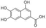 2-Naphthalenecarboxylic acid, 4,6,7-trihydroxy- (9CI) 结构式