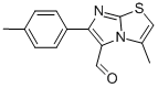 3-METHYL-6-(4-METHYLPHENYL)IMIDAZO[2,1-B]THIAZOLE-5-CARBOXALDEHYDE 结构式