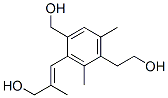 4-Hydroxymethyl-3-[(E)-3-hydroxy-2-methyl-1-propenyl]-2,6-dimethylbenzeneethanol 结构式