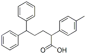 2-(4-methylphenyl)-5,5-diphenyl-pentanoic acid 结构式