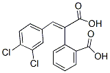 2-[(E)-1-carboxy-2-(3,4-dichlorophenyl)ethenyl]benzoic acid 结构式