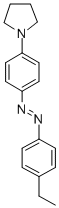 4'-ethyl-4-N-pyrrolidinylazobenzene 结构式