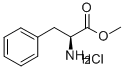 L-苯丙氨酸甲酯盐酸盐 结构式