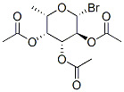 .beta.-L-Galactopyranosyl bromide, 6-deoxy-, triacetate 结构式
