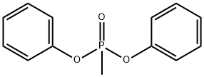 磷酸甲基二苯基酯 结构式